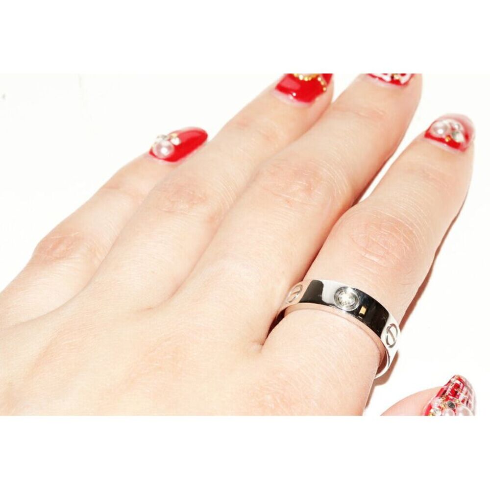 Cartier LOVE Pt950 Ring Size 13.5 - Picture 6 of 6